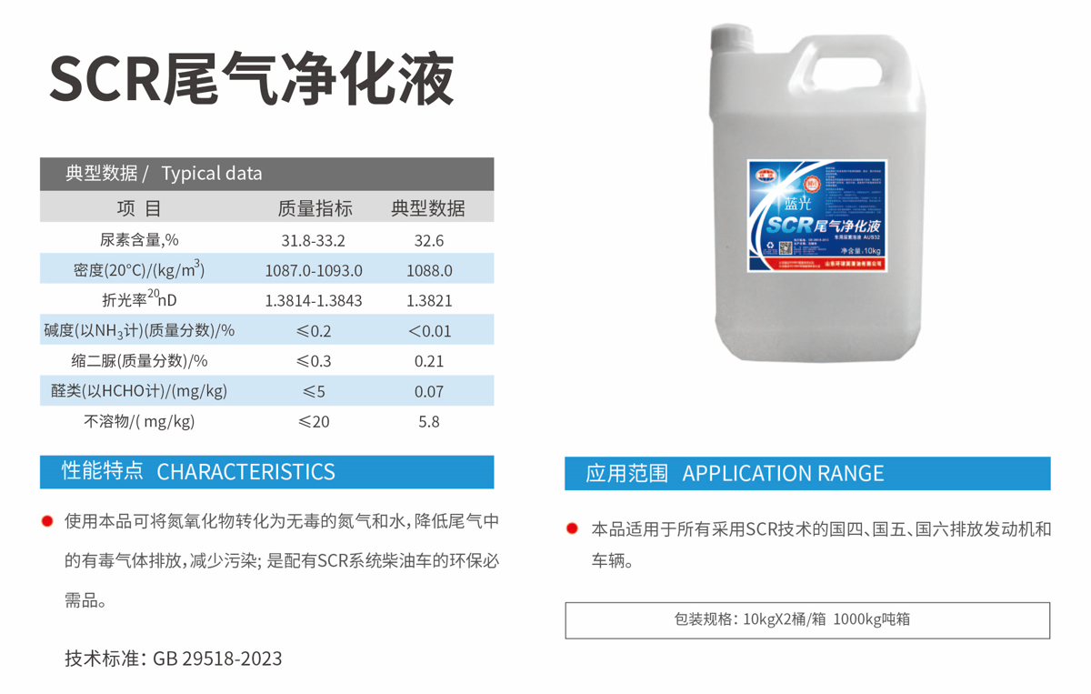 SCR Exhaust Treatment Fluid (DEF 32.5%) specification 1